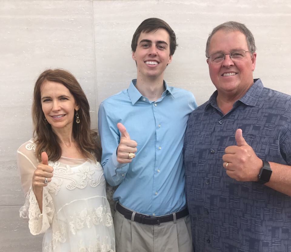 My parents and I after I received my Aggie class ring.